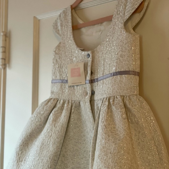 Janie Jack NWT Toddler Dress Beautiful Silver Lavender Nutcracker - Picture 5 of 6